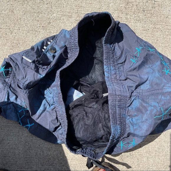 Danward Capri ELASTICATED MID-LENGTH SWIM SHORT WITH BLUE EMBROIDERY size M - Picture 4 of 8